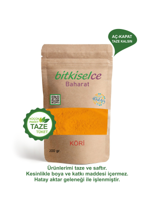 Premium Kalite Hatay Usulü Köri Baharatı: Doğanın Zengin Lezzeti 200 gr.